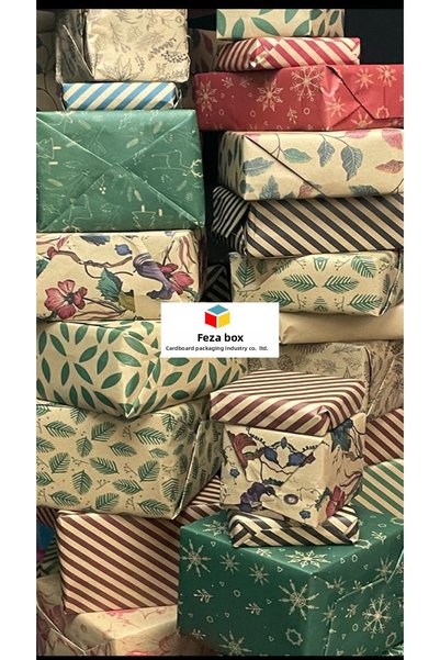 Feza Kutu Package Paper Kraft Paper Wrapping Paper Gift Paper New Year's Dowry Packaging Paper 70x100 (10 PCS)