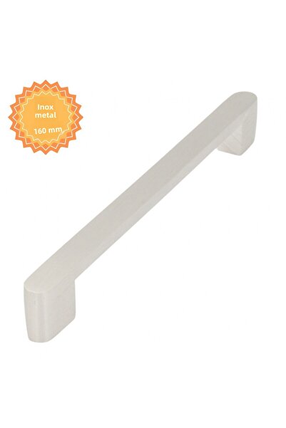 KOÇSAN Mâner Asel Inox 160 mm Mâner de lux pentru mobilier de bucătărie în stil rustic Mâner pentru sertar dulap