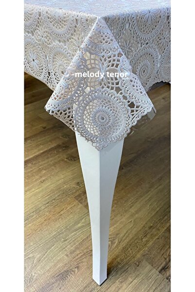 SALMAN Brown Non-Slip Pvc Oilcloth Tablecloth with Transparent Coating Star L...