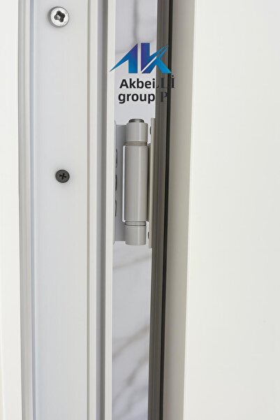 AKBELLİ GROUP Pvc Pimapen Door Window Hinge Steel 90mm White