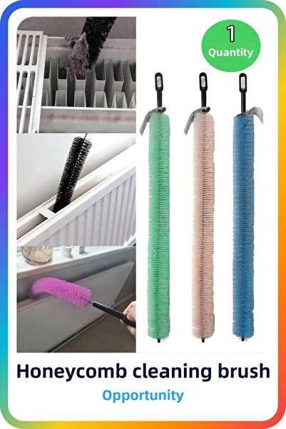 FırsatVar فرشاة ملتوية مرنة - سخان كومبي، فرشاة تنظيف على شكل قرص العسل