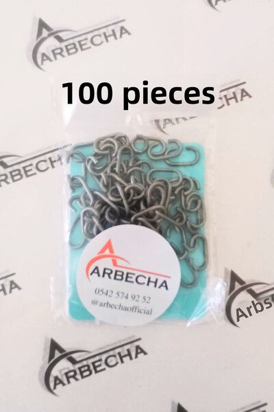 lexi Metal C Hook (20, 50, 100 Pieces) – Durable Hook for Hanging, Chains, Hobby and General Use