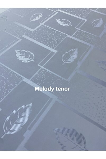 TNR Ecru Self-Patterned, Worry-Free Satin Fabric Tablecloth, Small Rectangular for 4-6-8 People