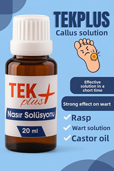 TEKPLUS مجموعة علاج مسامير القدم - مزيل ومحلول ومزيل