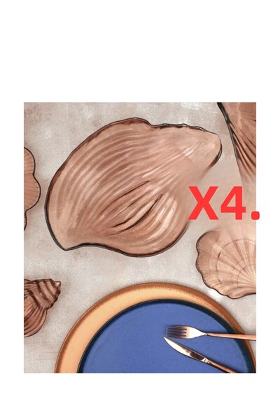 Porland Carla Mocha 4-Piece Mini Bowl 13 cm