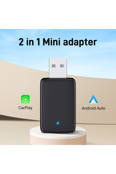 Choice 2in1 Smart Adapter 2025 New Upgrade CarPlay Box Stable Wireless Smart Connection Instant Pairing Dri