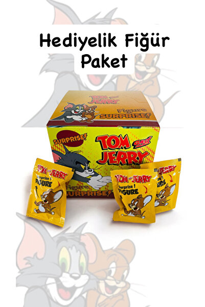 HEDİYEVİM Tom ve Jerry Hediyelik Figür Paket Tom Ve Jerry Hediyelik Paket 1 ADET