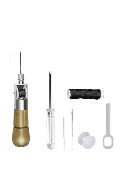 Choice G02 DIY Leather Sewing Awl Kit Waxed Thread Hand Sewing Tools Leather ...