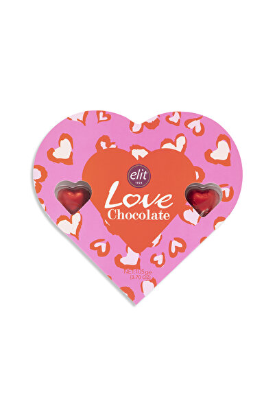 Elit Çikolata Love Chocolate Pembe Kutu 105g Glutensiz
