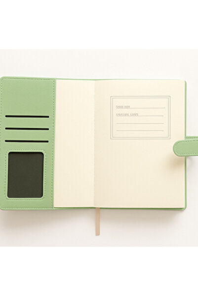Evistro Kilitli Ajanda Günlük Not Defteri Notebook Yeşil İthal Ürün