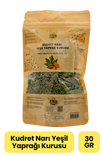 YUVADAN Kudret Narı Yaprağı Kurusu - Kudret Narı Yeşil Yaprak Kurusu 30gr