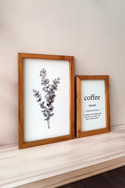 Wooden Factory Set de masă din lemn de cafea eucalipt