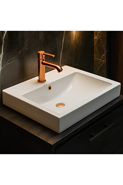 Newarc Aqua Beyaz Delikli Lavabo 60 Cm Aqu.l.060