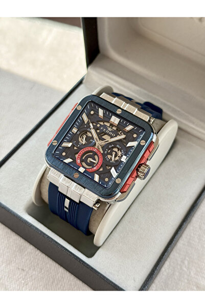 FERRO Lacivert Silikon Kordon Erkek Kol Saati L-FM11572DWT-L3