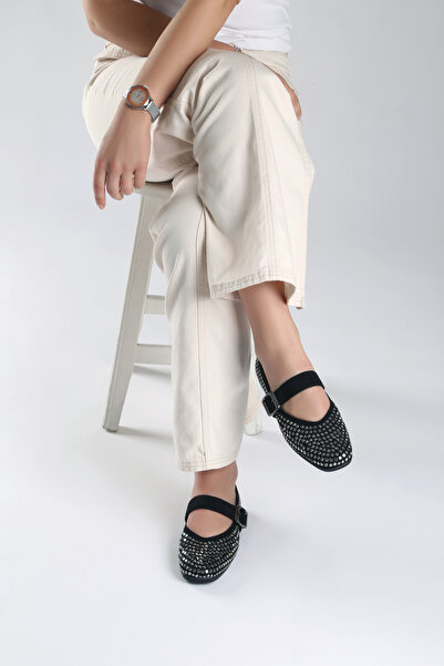 Pierre Cardin Siyah Zımbalı Babet PC-55213