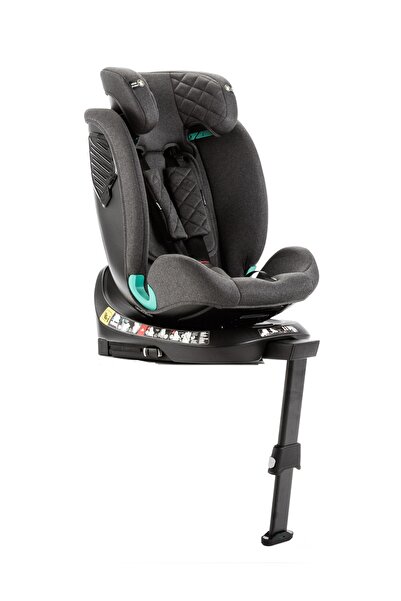 ADAMEX Scaun auto isofix 4 in 1 Trip R129 i-Size, rotativ, 40-150 cm sau 0-12 ani, Gri