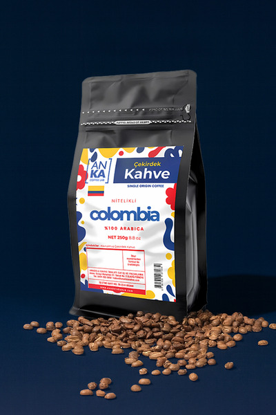 Anka Coffee Lab حبوب قهوة كولومبيا المفلترة 250 جرام - حبوب أرابيكا 100% غير ...
