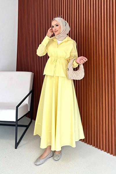 Melike Tatar Poplin Skirt Suit 32-2225-1