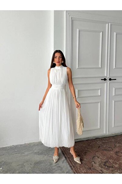 MAXMOOR Darcia Elbise Beyaz- 2902