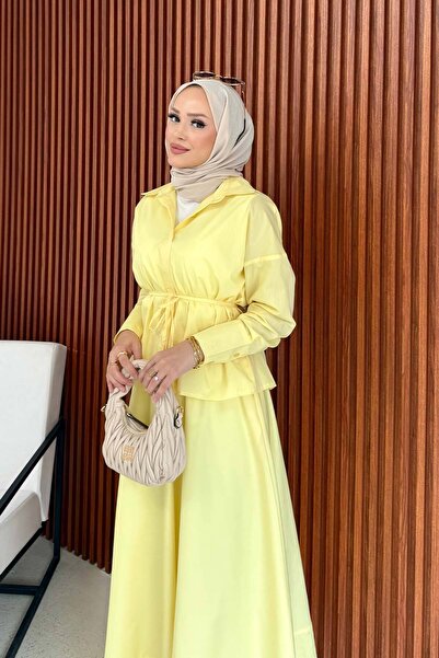 Melike Tatar Poplin Skirt Suit 32-2225-1