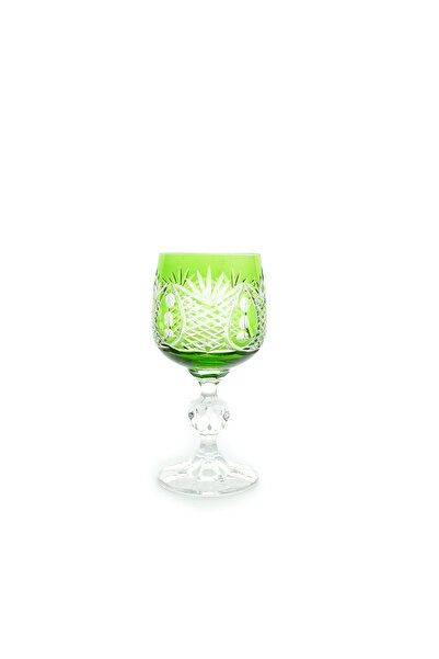 Kristal Market Luxury Glass - Pineapple Pattern and Crystal Footed