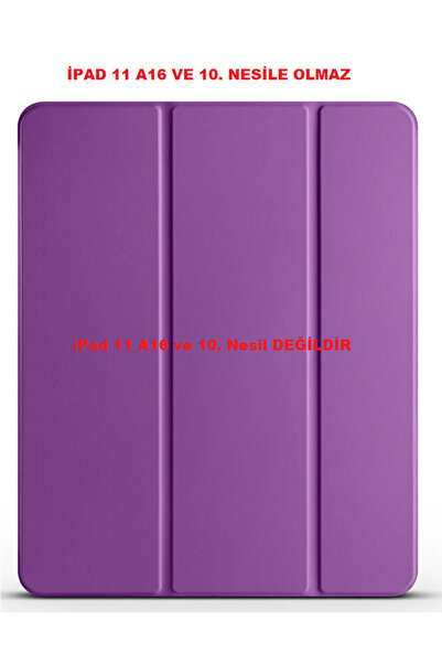 Fibaks İpad Air 11 Inch M2 M3 Çip Air 4. /5. /6. Nesil Kılıf Kapaklı Uyku Modlu Smart Kapak