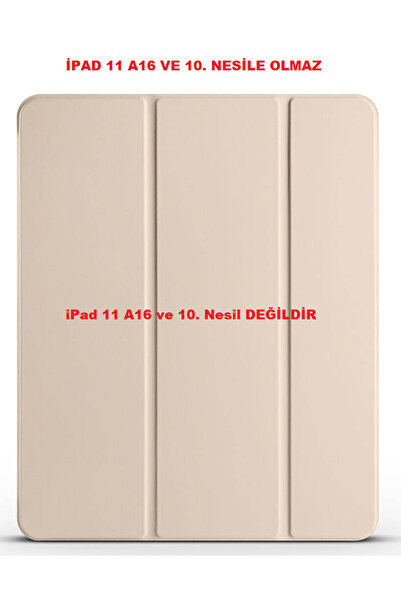 Fibaks İpad Air 11 Inch M2 M3 Çip Air 4. /5. /6. Nesil Kılıf Kapaklı Uyku Mod...