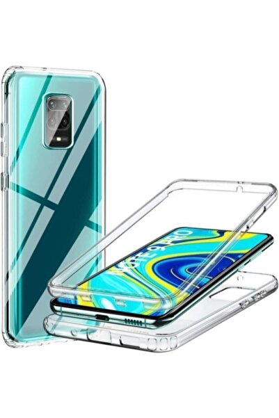 Genel Markalar Xiaomi Redmi Note 9 Pro Uyumlu  360 Derece Şeffaf Silikon Kılı...