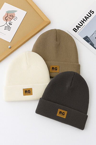 rg kidsstore Girl'S/Boy's Beret with Label Detail, Folded Beret_Rg1535