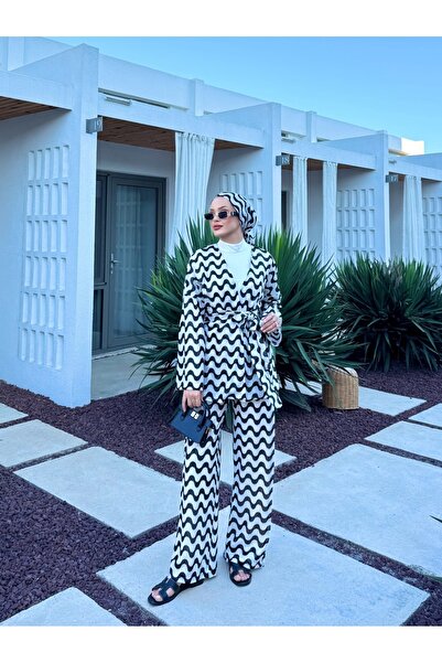 Melike Tatar Desenli Takım 32-3595