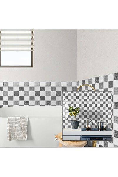 Stickez Tiles 3d Kendinden Yapışkanlı Duvar Karosu 30,5 cm x 30,5 cm (4 ADET) 0,371 m²