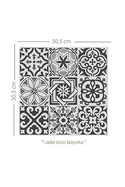 Stickez Tiles 3d Kendinden Yapışkanlı Duvar Karosu 30,5 cm x 30,5 cm (4 ADET) 0,371 m²