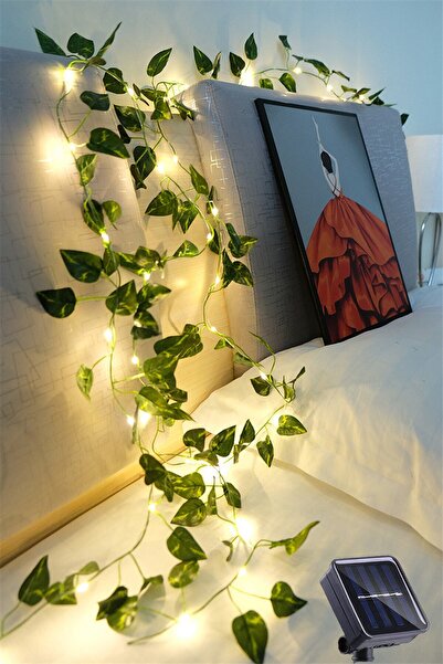 TechnoSmart Solar 5 Mt 50 Ledli Yapay Yapraklı Dekoratif Led