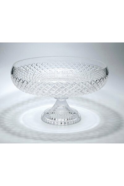Kristal Market 28cm Charisma Standing Fruit Pot Presentation Holder Luxury Cutout Crystal