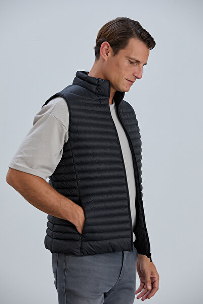 PIQUE Ανδρικό φουσκωτό γιλέκο τυπικής εφαρμογής, αδιάβροχο