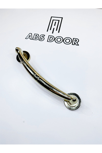 abs door ÇELİK KAPI ÇEKME KOLU GOLD PARLAK STANDART MODEL 31 CM