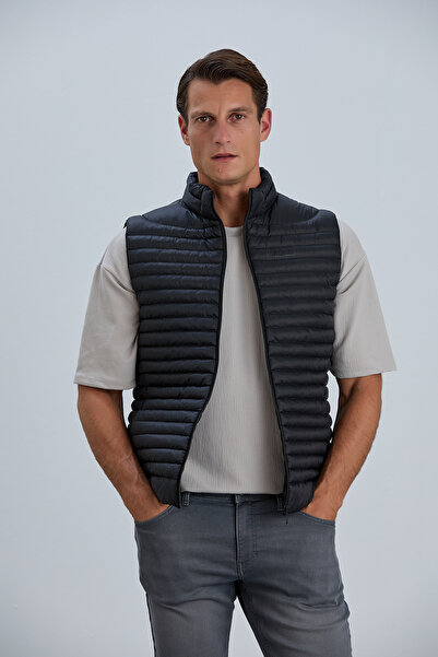 PIQUE Ανδρικό φουσκωτό γιλέκο τυπικής εφαρμογής, αδιάβροχο