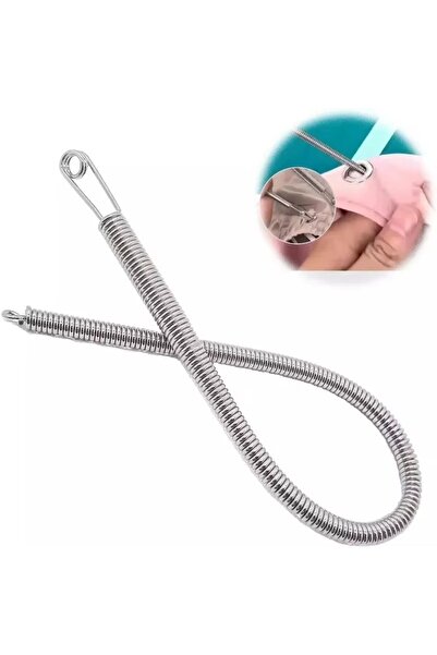 Choice 2pcs Bendable Spring Drawstring Threader Clip Pants Hoodies Elastic Ba...