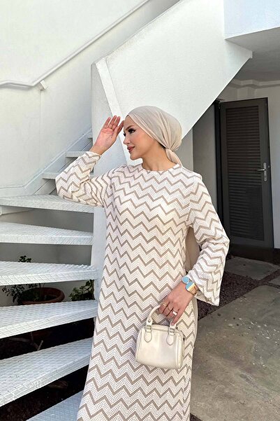 Melike Tatar Φόρεμα ζιγκ-ζαγκ 32-3600