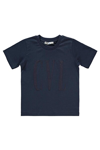 Civil Boys طقم CVL مطبوع للأعمار من 2-5 سنوات - أزرق داكن للأعمار من 3-4 سنوات