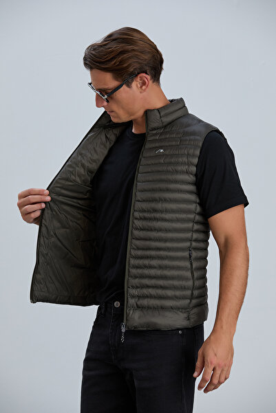 PIQUE Ανδρικό φουσκωτό γιλέκο τυπικής εφαρμογής, αδιάβροχο