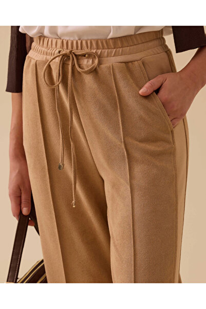 SCL Панталони от велур с джобове и катарами