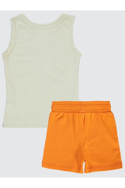 Civil Boys Σετ με Σορτς με Φρέσκα Σχέδια για 2-5 Ετών - Ελεφαντόδοντο 3-4 Ετών