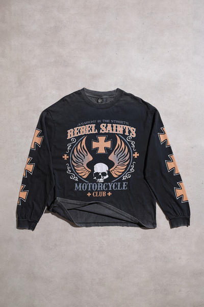 Overdrive Saint & Rebel Uzun Kol T-shirt 2546