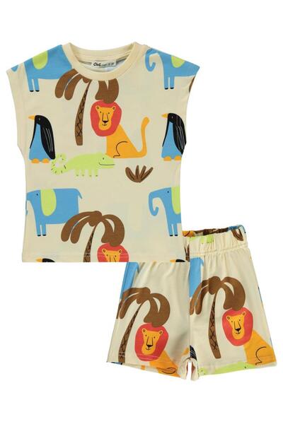 Civil Boys بدلة ولادي 2-5 سنوات لون حجري