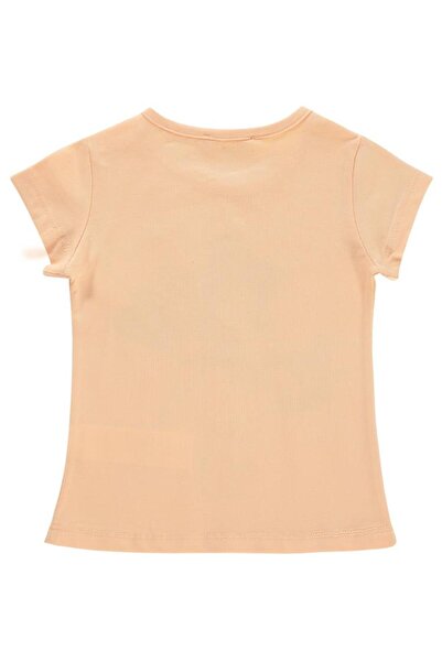 Civil Girls Girl's T-Shirt 2-5 Years Soft Peach