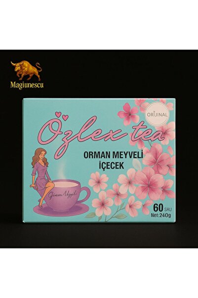 ceaı ozlex Ceai de Slabit Detox ozlex Original 60 Plicuri – Gust Fructe de Padure