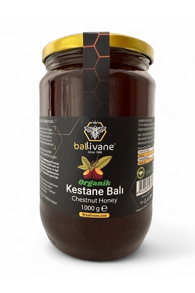 Ballivane Artvin Borçka Organik Kestane Balı 1Kg[YENİ SEZON]