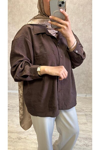 JESSE STORY ΓΥΝΑΙΚΕΙΟ ΠΟΥΚΑΜΙΣΟ OVERSIZE MODAL 75 CM