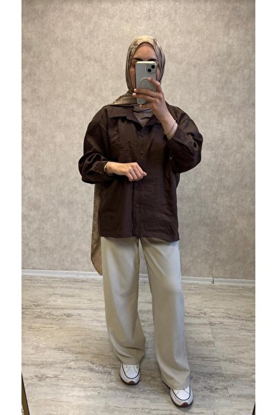 JESSE STORY ΓΥΝΑΙΚΕΙΟ ΠΟΥΚΑΜΙΣΟ OVERSIZE MODAL 75 CM